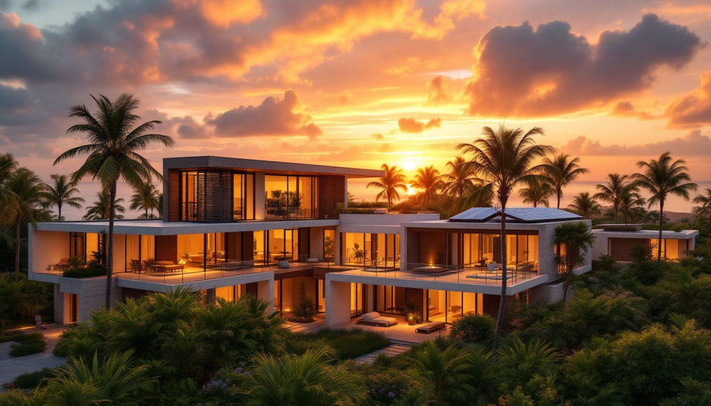 Comment l'immobilier à l'Île Maurice s'adapte-t-il au changement climatique ?