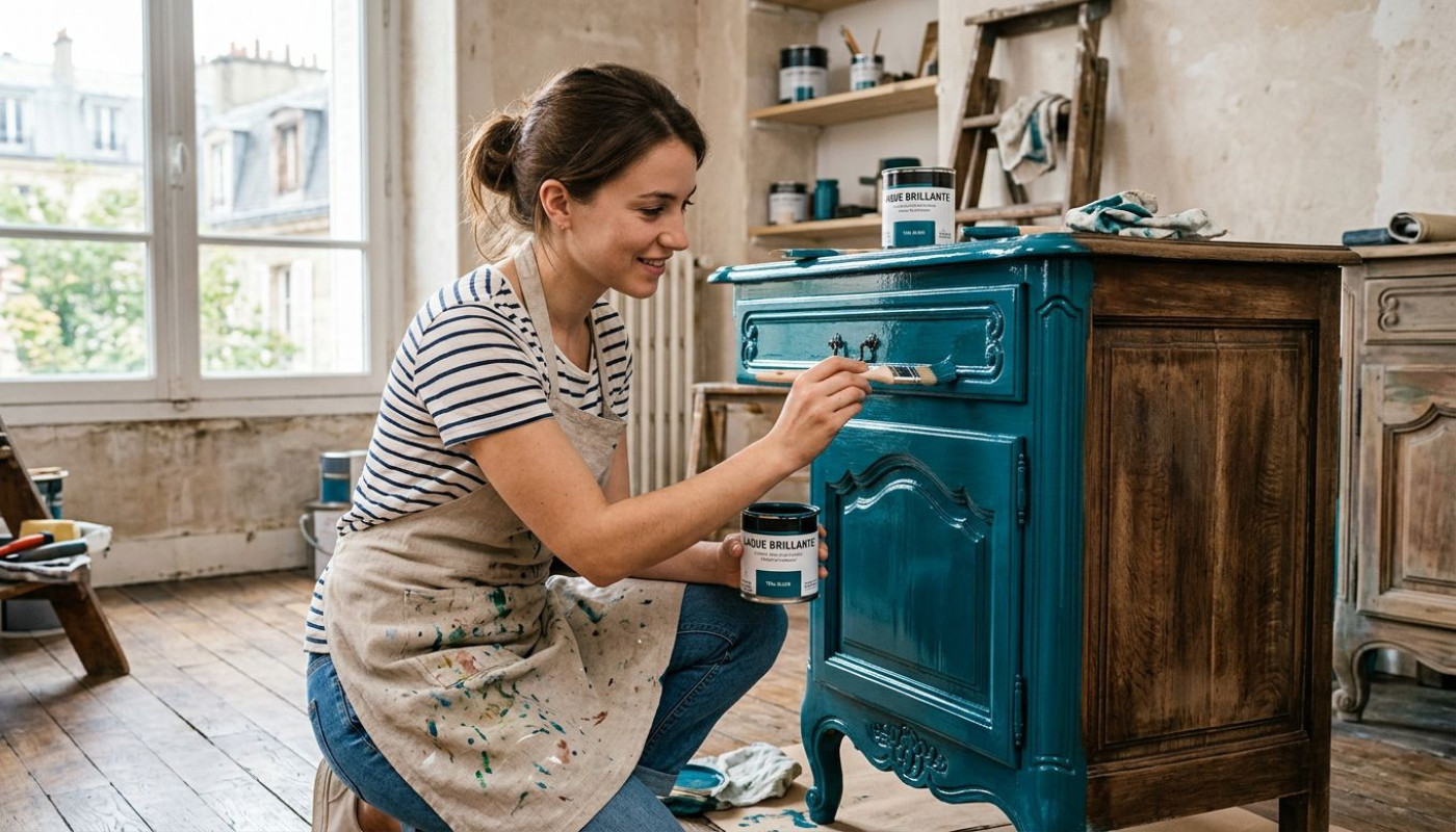 Laques brillantes : l’allié méconnu pour rénover l’ancien